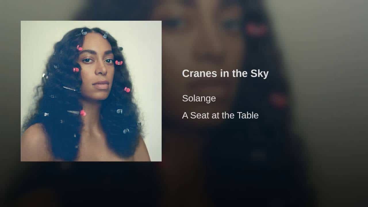cranes in the sky lyric