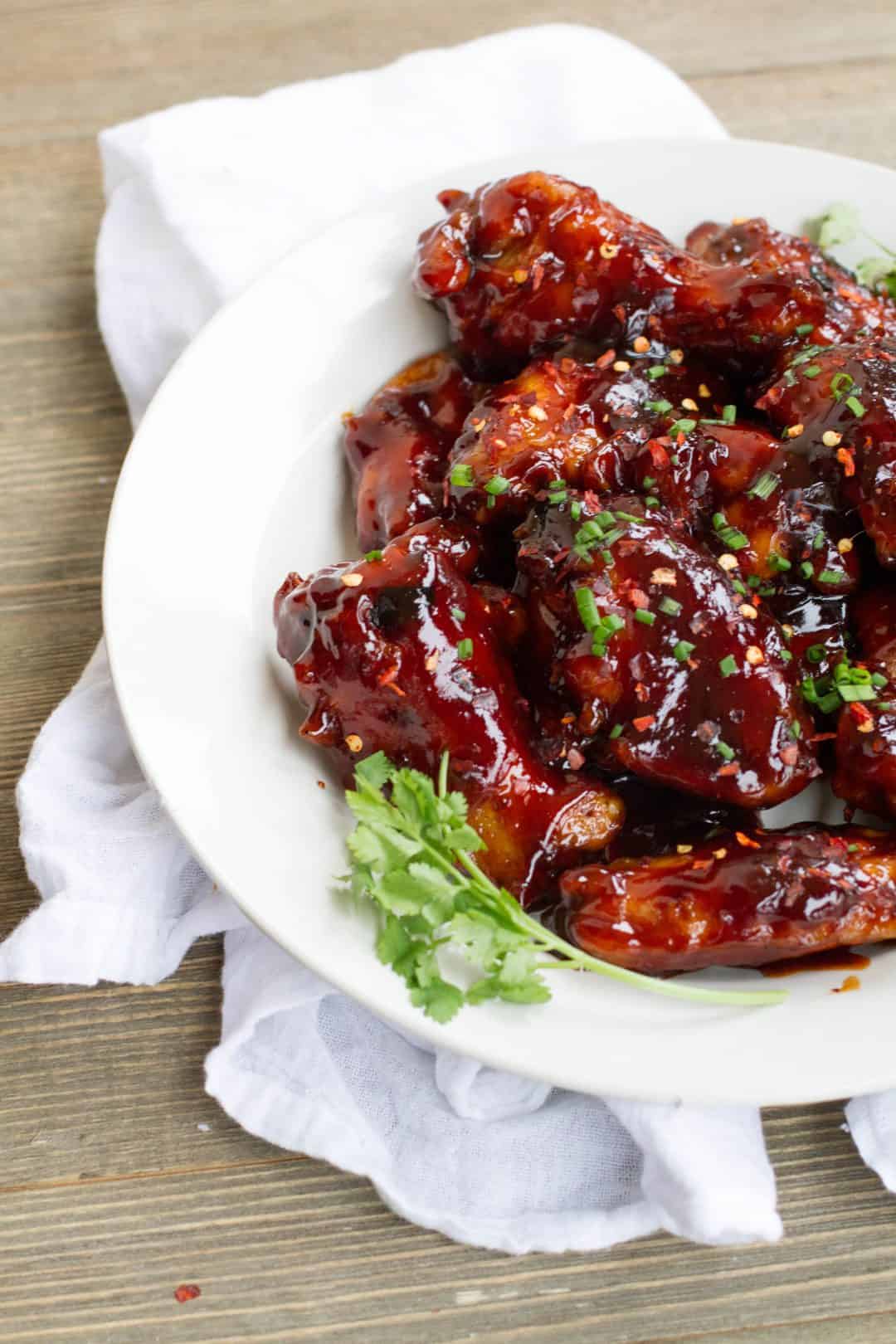 Spicy Coca-Cola Party Wings | Meiko and The Dish