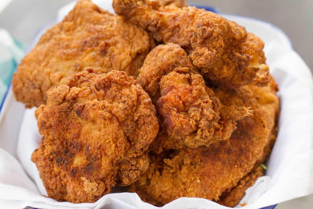 close up fried Chicken