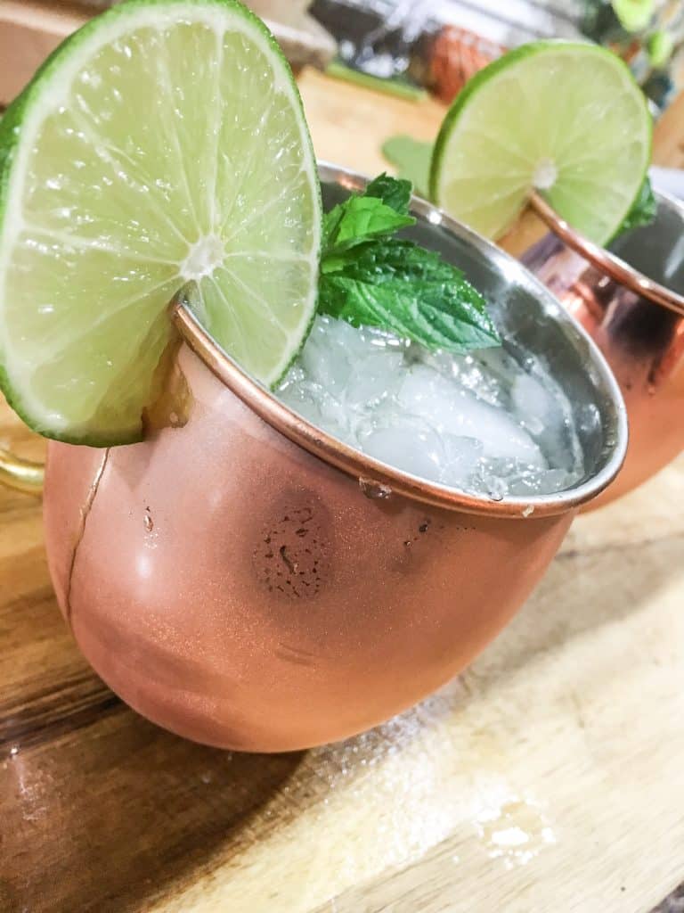A Kentucky Mule is the perfect summer drink with aromatic mint and a kick of spice from ginger beer. Beyond refreshing!