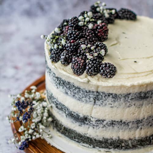 Blackberry Lime Cake  Bakes by Brown Sugar
