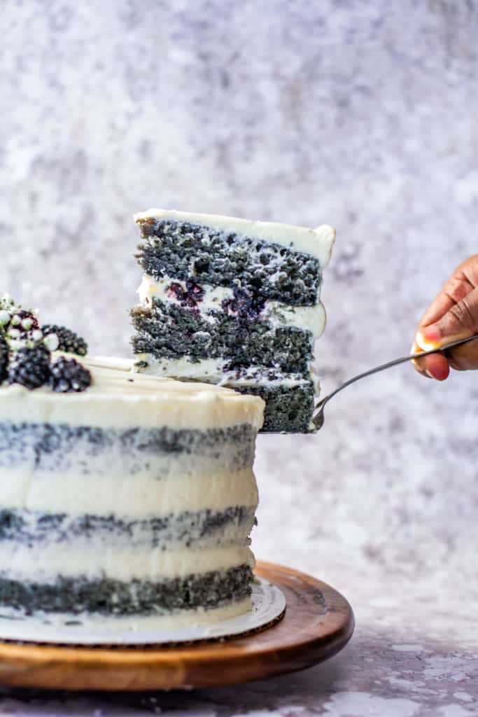 Blackberry Naked Cake Meiko And The Dish 