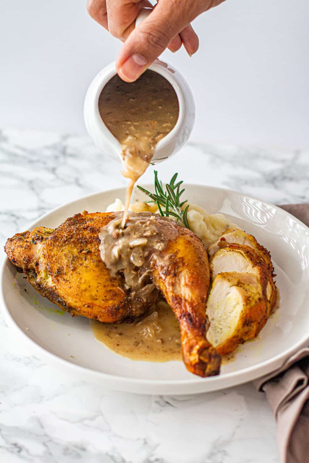 Instant Pot Whole Chicken and Gravy (VIDEO)