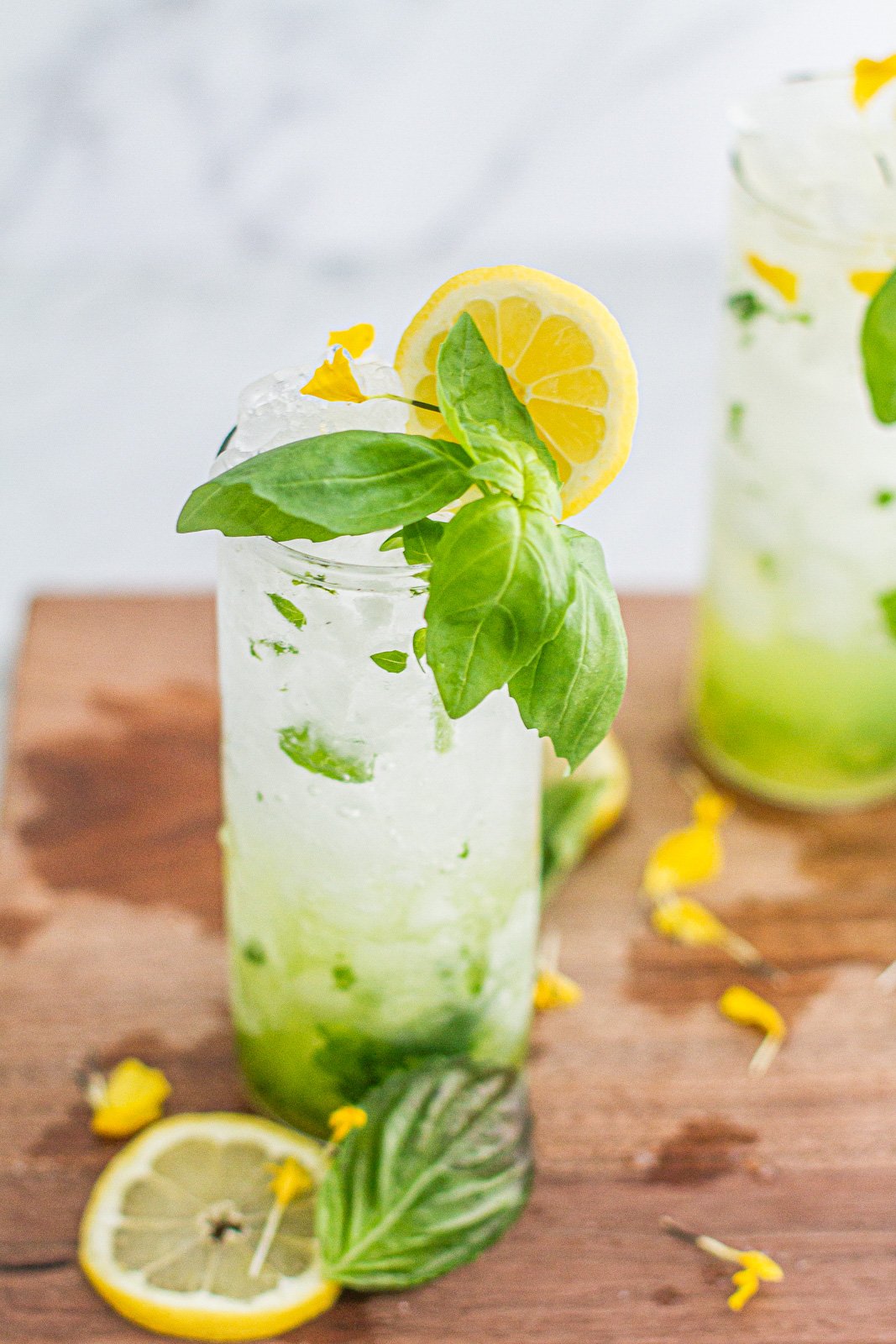 Lemon Basil Mojito