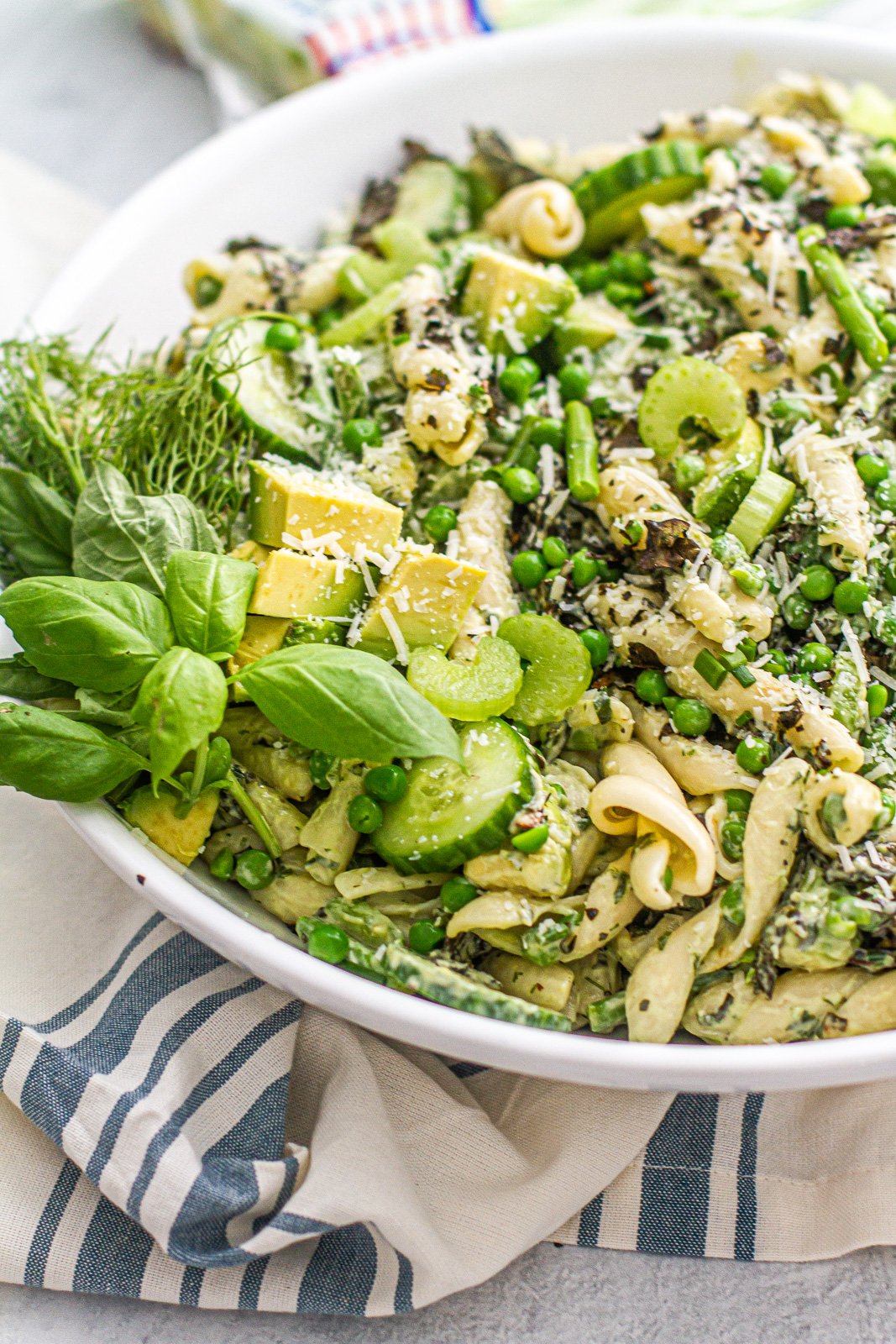 Green Goddess Pasta Salad Recipe 