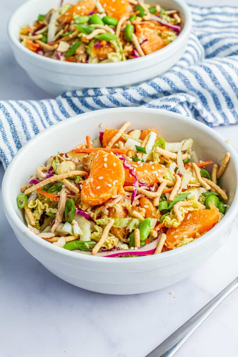 Chinese Chicken Salad in Bowl