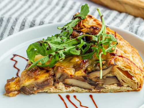 Sausage Galette (Caramelized Onion and Mushroom Savory Galette Recipe) -  Fab Everyday