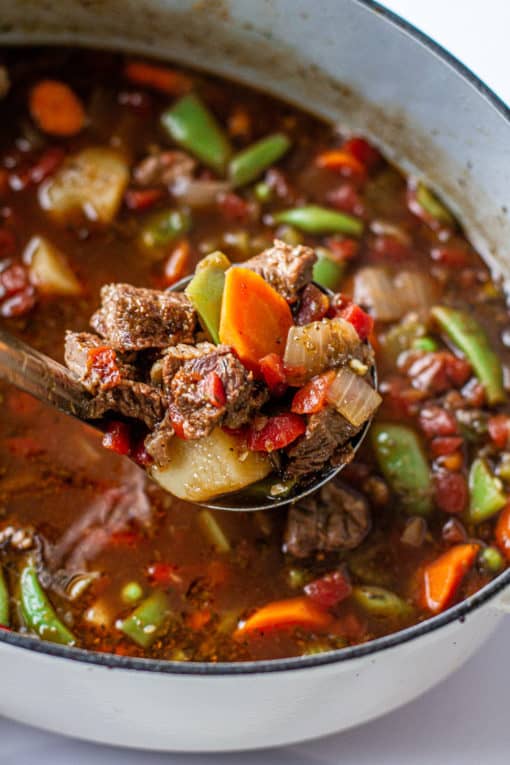 Grandma’s Old Fashioned Vegetable Beef Soup Recipe | Meiko and The Dish