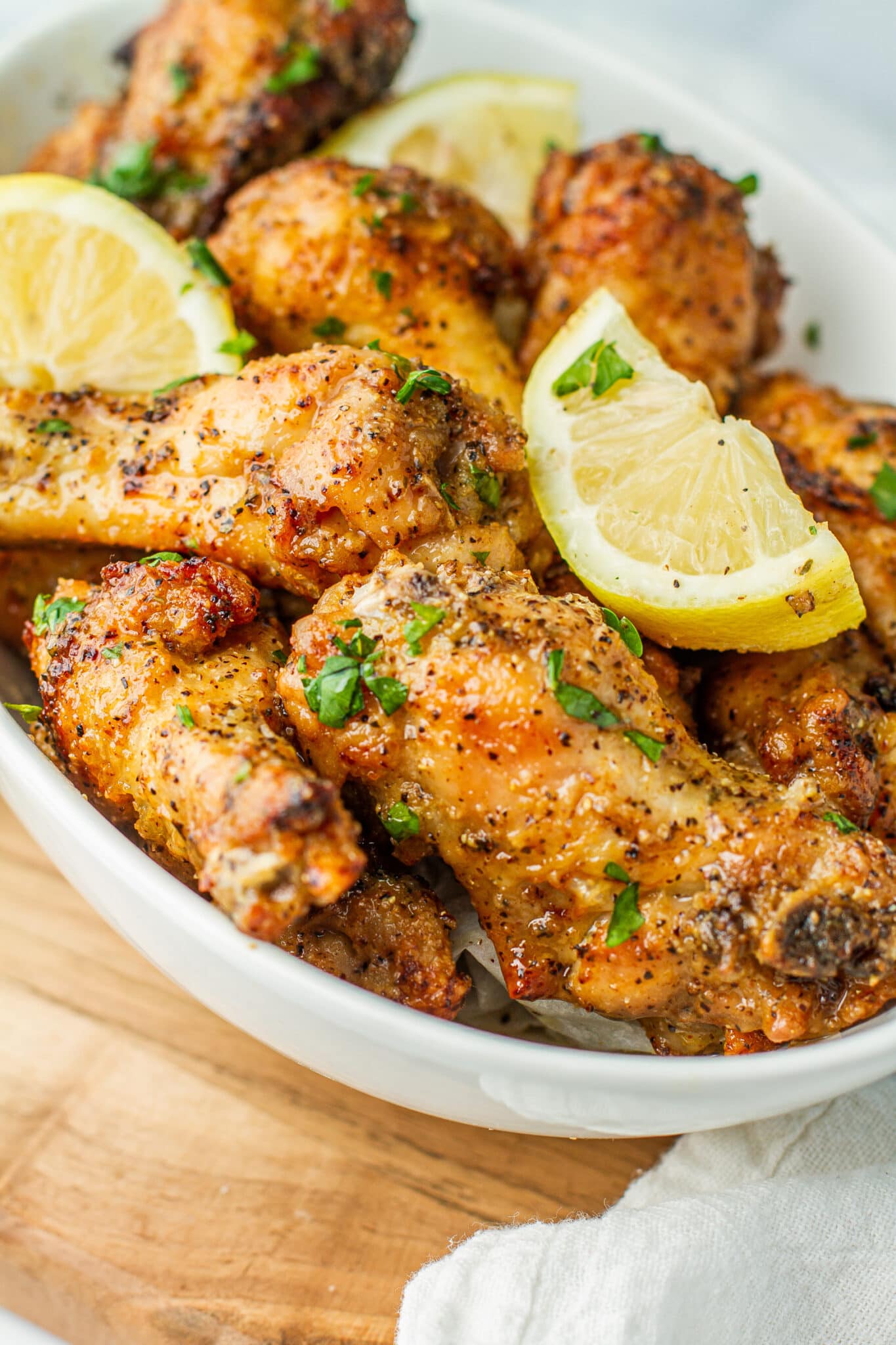 Wet Lemon Pepper Wings Recipe | Meiko and The Dish