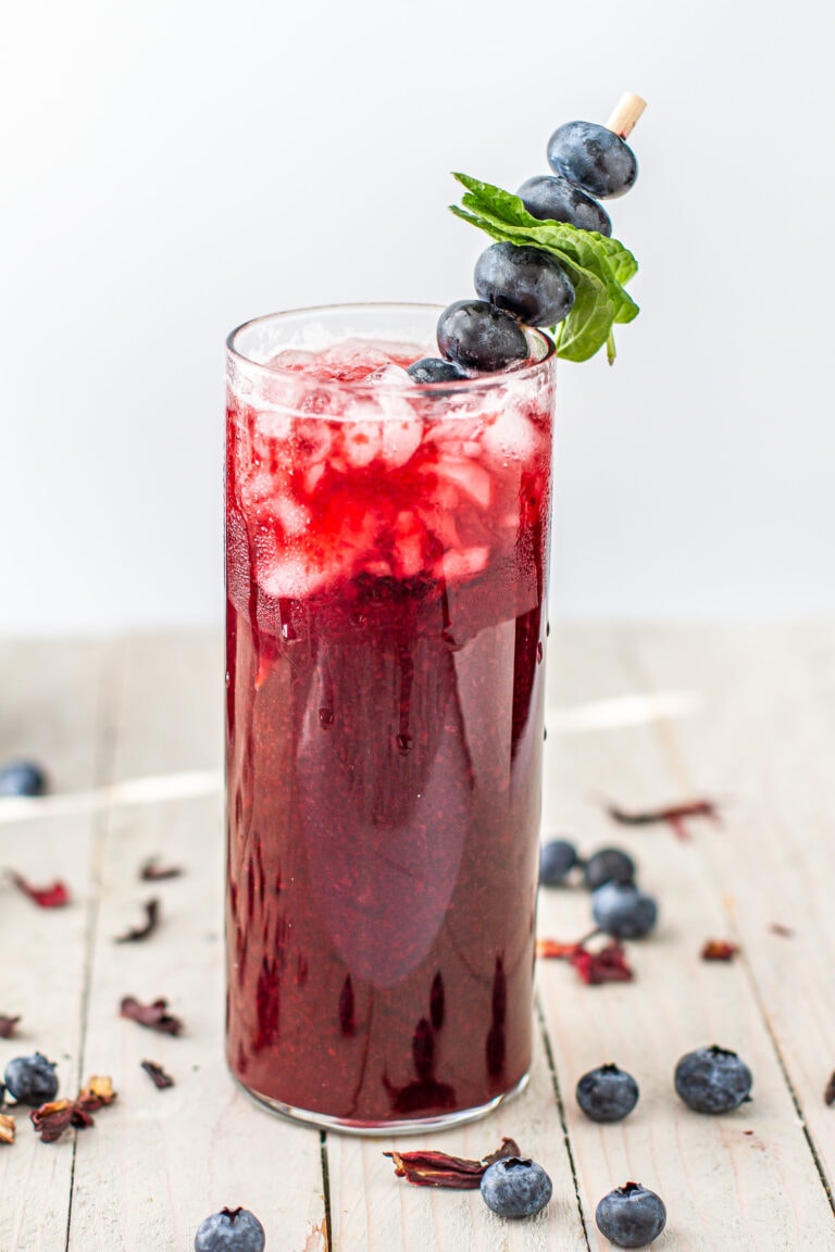 Hibiscus & Blueberry Agua Fresca