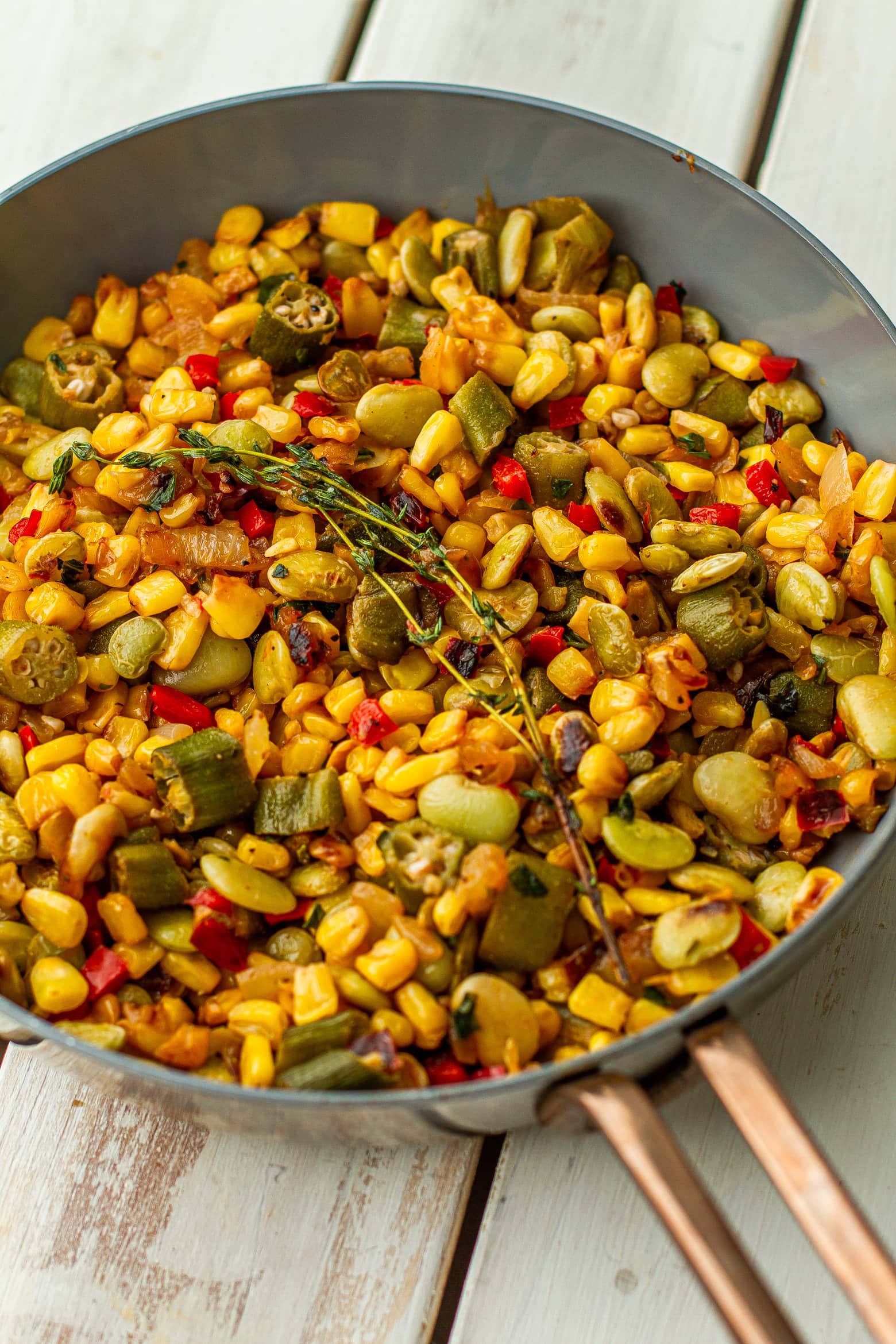 Southern Succotash (meatless)