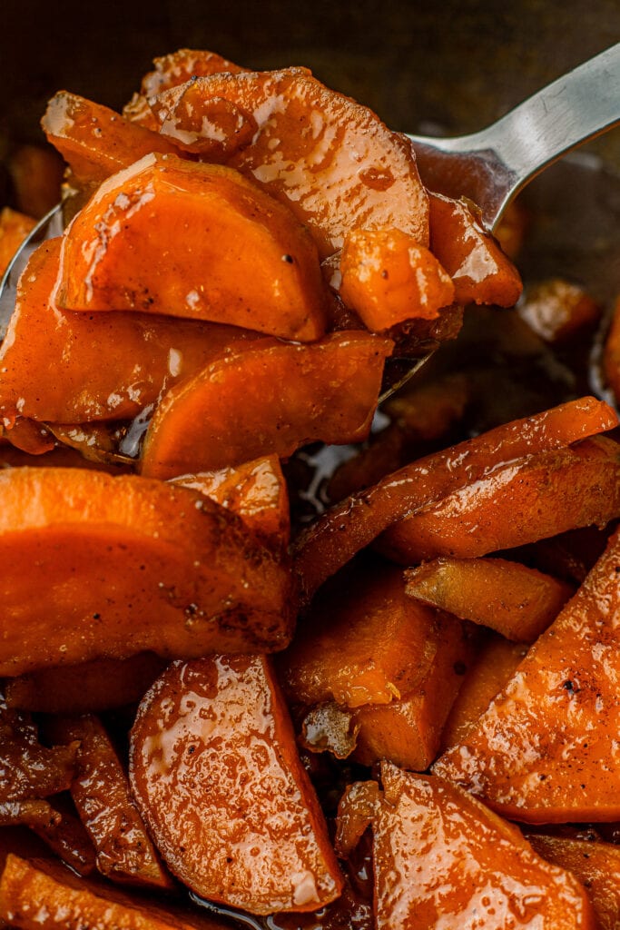 Candied Yams with Bourbon (perfect holiday side!)- The Chunky Chef