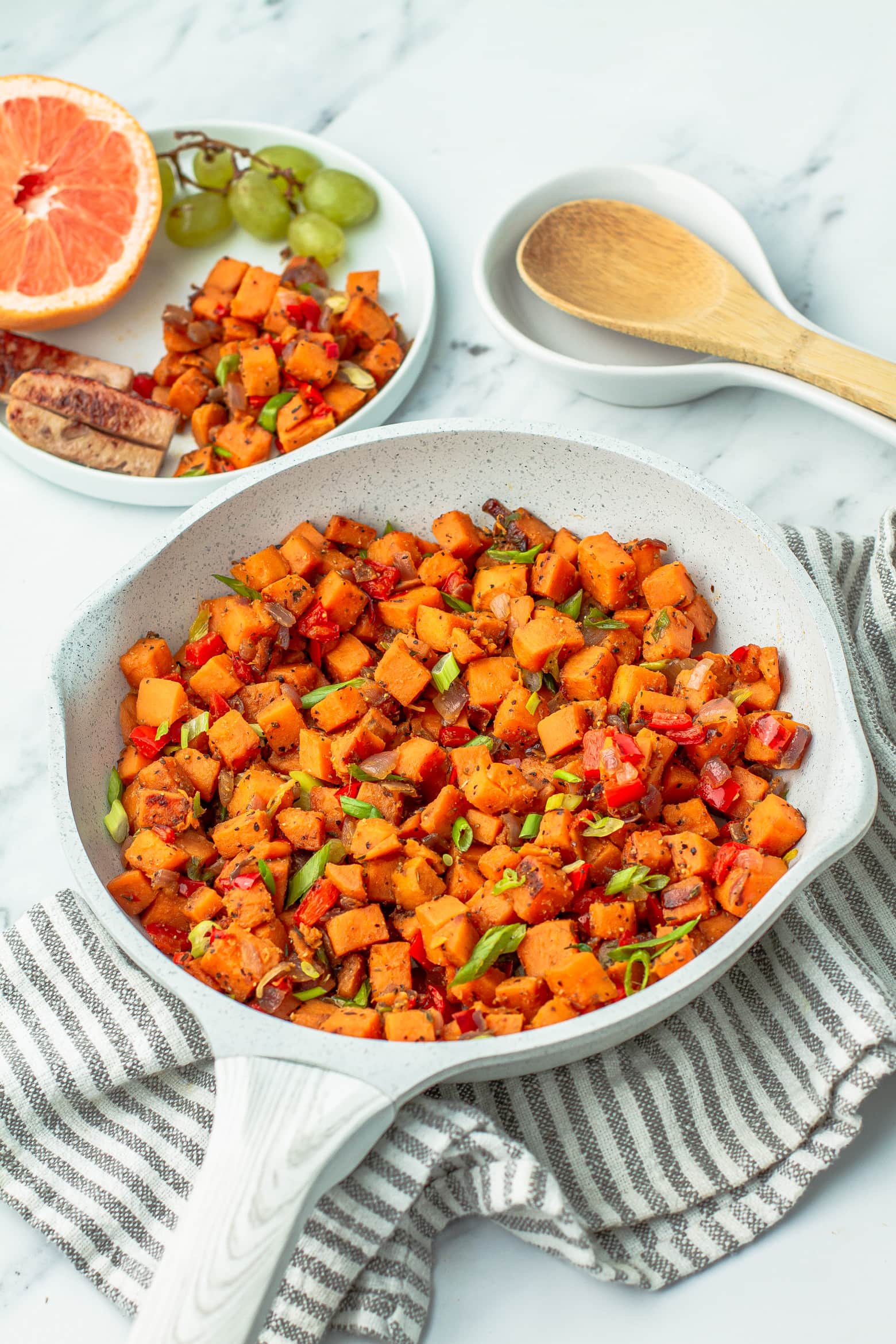 Breakfast Meal Prep  Egg White Scramble + Sweet Potato Hash • A Sweet Pea  Chef