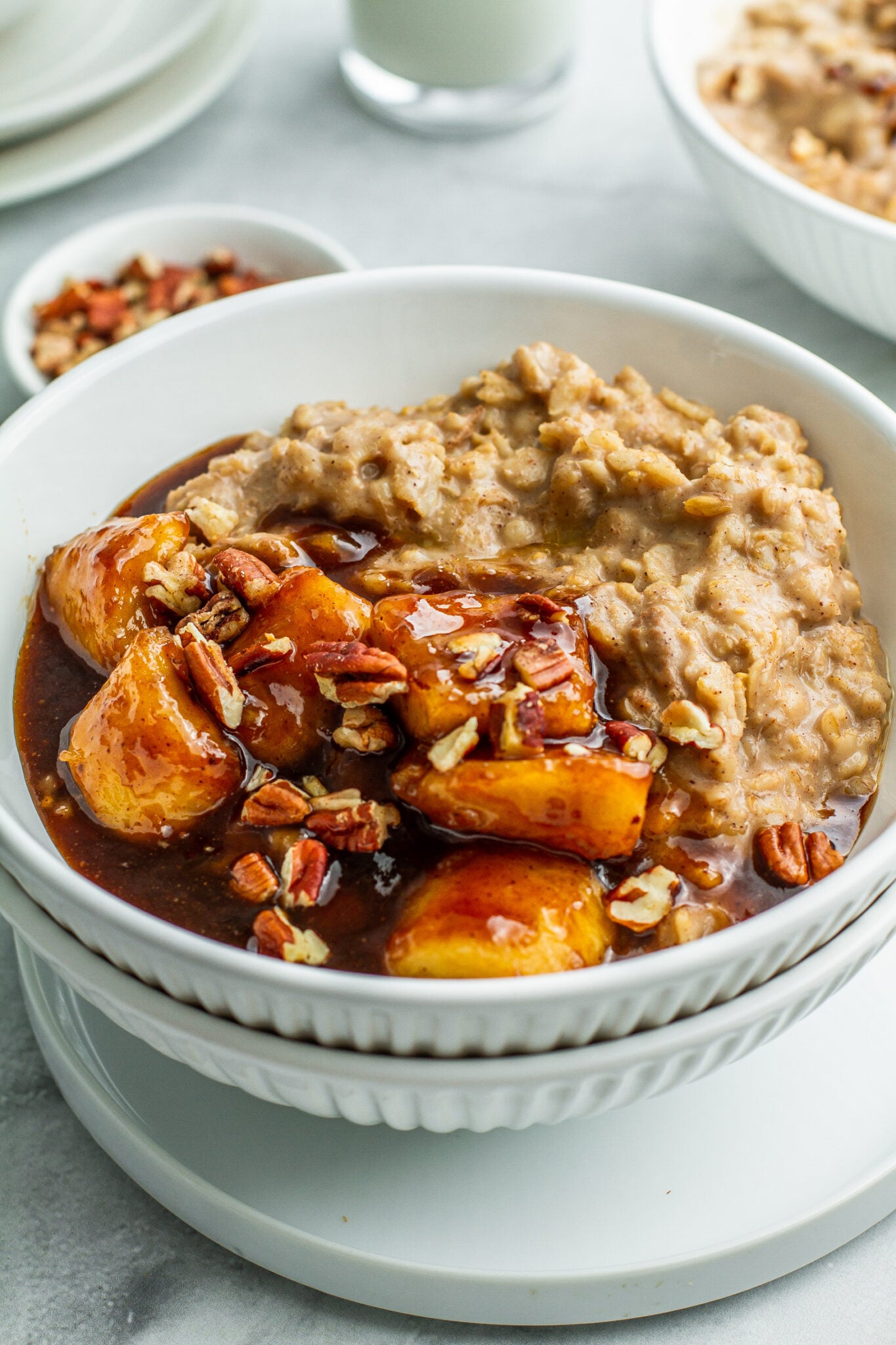 New Orleansstyle Bananas Foster Oatmeal Meiko and The Dish