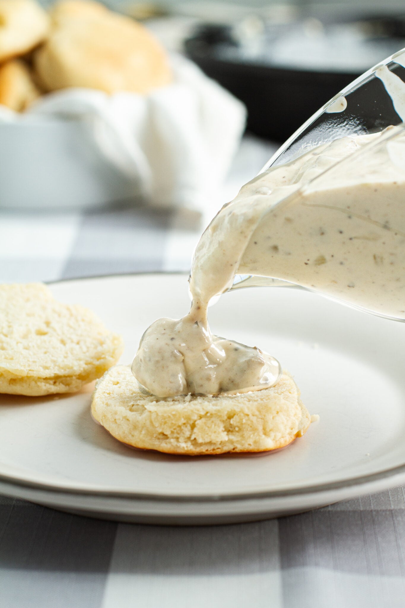 Biscuits & Gravy with Turkey Sausage Recipe Meiko and The Dish