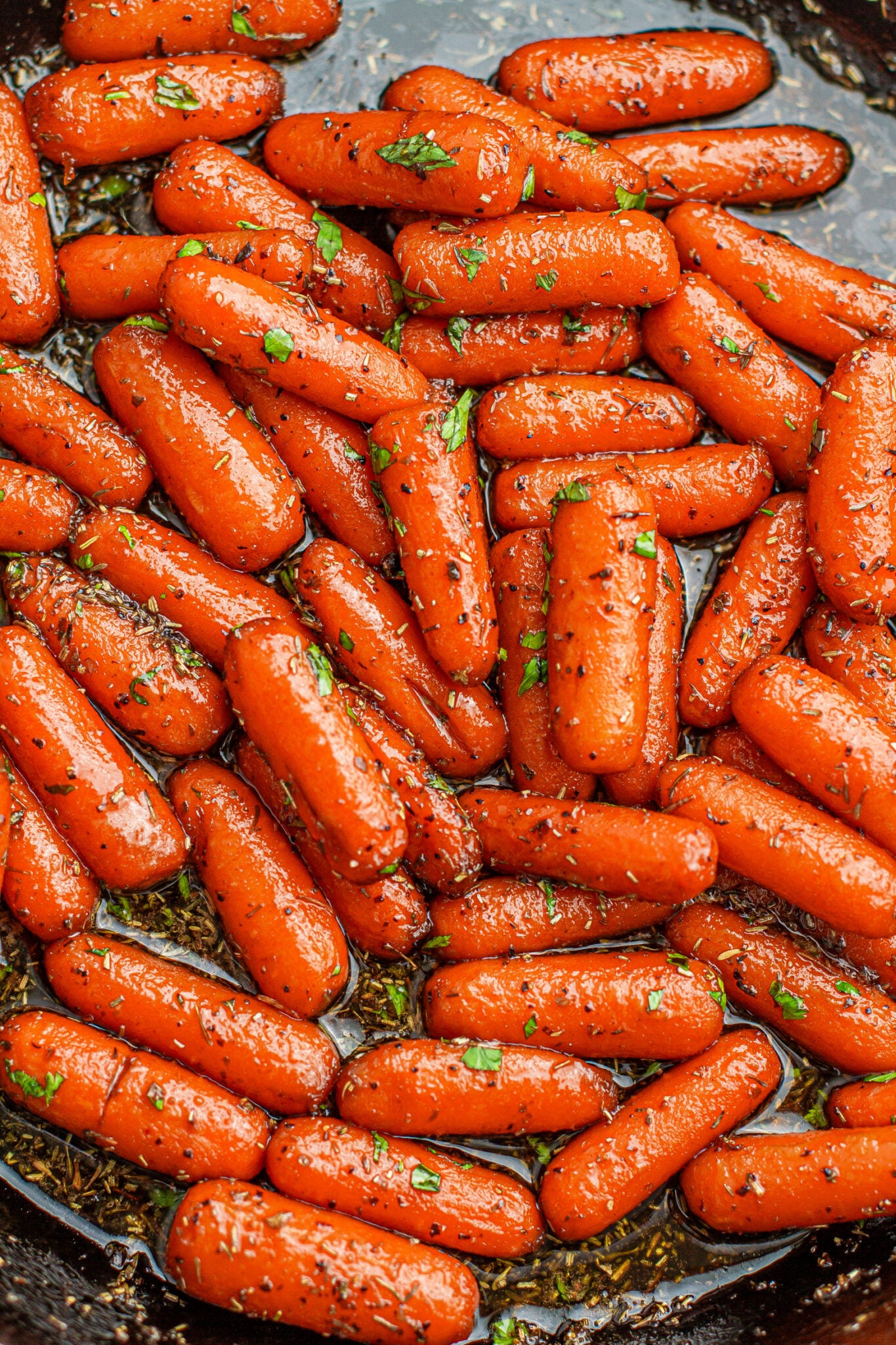 Stovetop Herb & Maple Glazed Carrots Recipe Meiko and The Dish