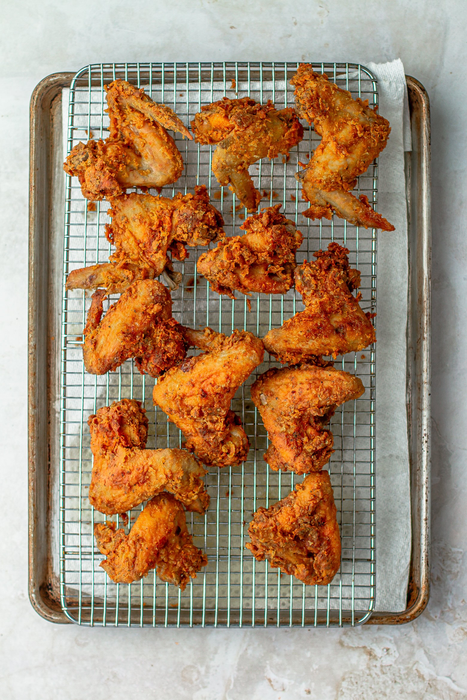 Crispy Mustard Fried Chicken Wings Recipe | Meiko and The Dish