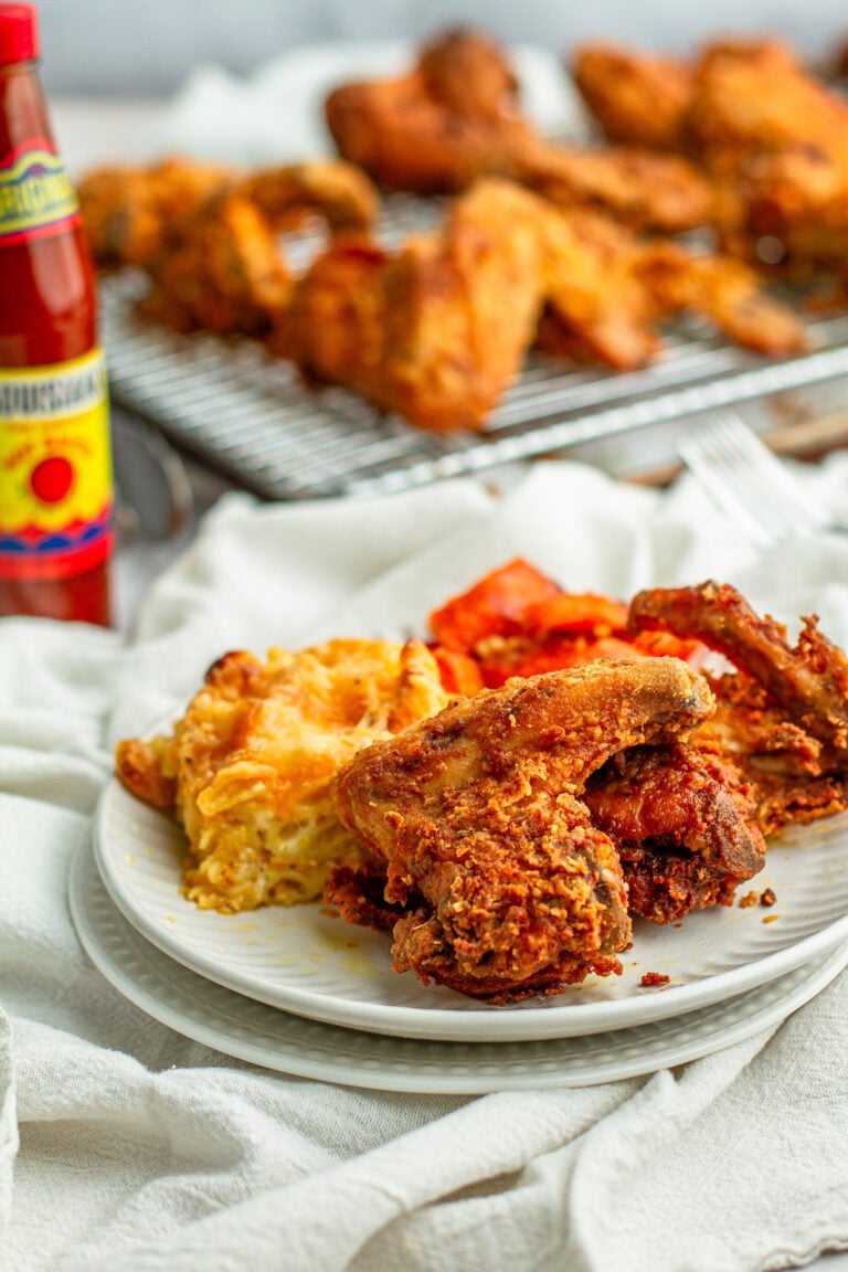 Crispy Crunchy Mustard Fried Chicken Wings (without Buttermilk)