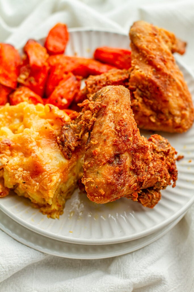 Crispy Mustard Fried Chicken Wings Recipe