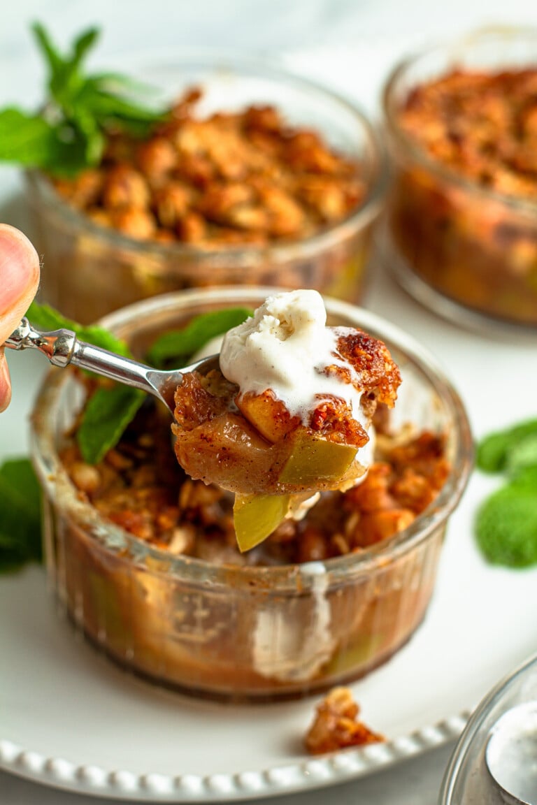 Air Fryer Apple Crisp – Single Serve Recipe